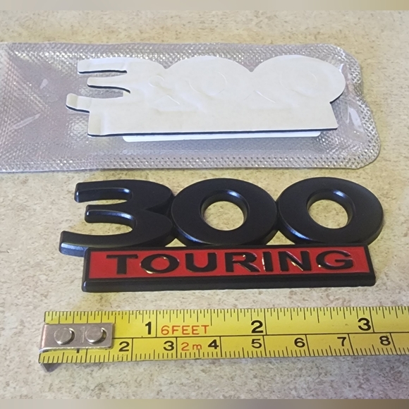 New Chrysler 300 touring badge emblem. Black Available - Picture 1 of 2